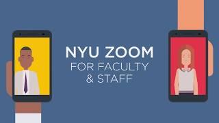 NYU Zoom: Overview for Faculty and Staff