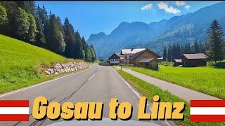 driving from gosau to linz austria