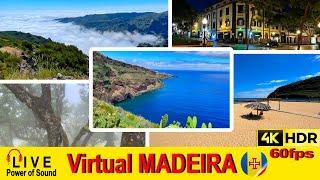 MADEIRA - Photos from Madeira with Harmony Sounds (Guitar) 4K 60fps HDR #virtualmadeira