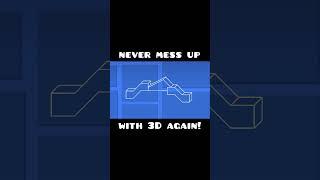 Easily make 3D slopes! #geometrydash #gdtips #gd #gdlevels #gaming #gdcreation #games