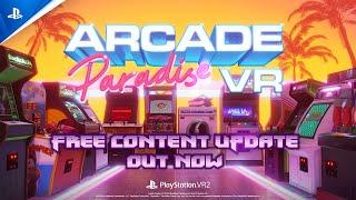 Arcade Paradise VR - Free Content Update Trailer | PS VR2 Games