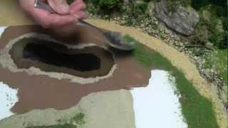 Basic Model Train Scenery Tutorial #4 - Creating a body of water