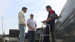 Disabled veteran reunited with his vehicle towed from handicap zone at laundromat