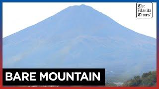 Japan's Mount Fuji snowless for longest time on record