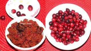 Hot Cranberry Pickle  | Tikha Achar Video Recipe | Bhavna's Kitchen