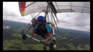 JT Hang Gliding at Lookout Mountain Flight Park with Adam