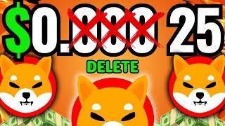 BREAKING: SHIBA INU CEO PROMISED TO DELETE ALL ZEROES THIS WEEK! SHIBA INU NEWS! PRICE PREDICTION