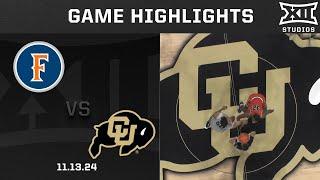 Cal State Fullerton vs. Colorado Game Highlights | 2024-25 Big 12 Men’s Basketball