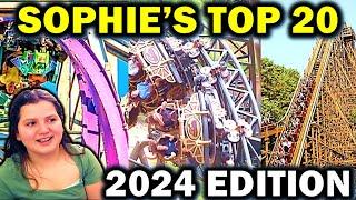 Sophie's Top 20 Coasters, 2024 Edition