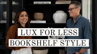 STYLE YOUR BOOKSHELVES LIKE A PRO! DESIGNER TIPS & TRICKS!