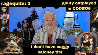 DsP--I dont have saggy baloney tits--9 viewers on kick + gouty outplayed in CODBO6 doing 2 ragequits