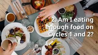 The Biggest Mistakes on Cycles 1 and 2 of the 17 Day Diet