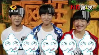 【TFBOYS 十年一顾杂货铺】151114 三小只变身NG王