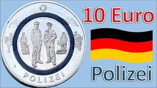 Helden in Blau: Die Neue 10 Euro Münze würdigt unsere Polizei - 2024