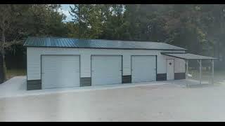 DON'T MISS THIS!!! - 24x49x10 Metal Office... AND Garage?!