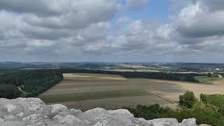 Panorama z wieży zamku Pilcza w Smoleniu.