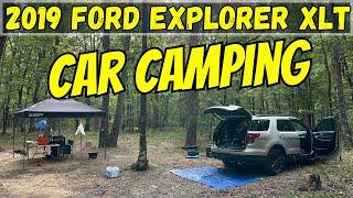 My First Time Car Camping 2019 Ford Explorer XLT