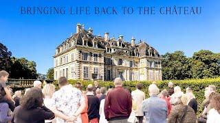 Bringing life back to the Château. Exclusive tour of the Journées du Patrimoine.