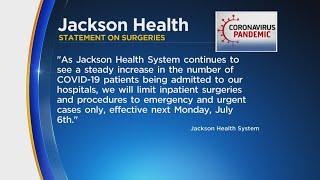 Coronavirus Forces Jackson Health System To Limit Non-Emergency Surgeries