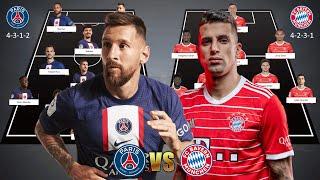 PARIS SAINT-GERMAIN VS FC BAYERN MUNICH | PREDICTED LINEUP UEFA CHAMPIONS LEAGUE 2022/2023