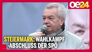 Steiermark: Wahlkampfabschluss der SPÖ