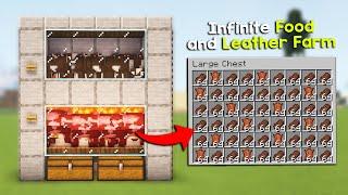 Easy Automatic Cow Farm Tutorial in Minecraft 1.21! (Java & Bedrock)