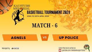 Agnels Vs UP Police | Kaustubh Memorial Basketball Tournament | Fr. Agnel Sports Complex Mumbai