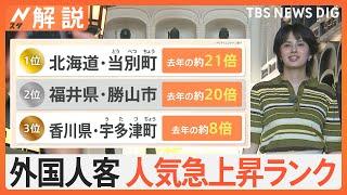 外国人観光客が発掘！ニッポンの意外な魅力　「やっと来られて嬉しい」SNSで話題になり、観光客急増か【Nスタ解説】｜TBS NEWS DIG