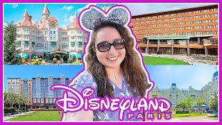 Visiting the BEST Disneyland Paris HOTELS! Disneyland Hotel | Marvel | Sequoia Lodge | Newport Bay 