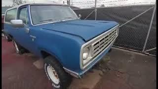 1975 Dodge Ramcharger 4X4 factory 440 former Buddy Arrington owned