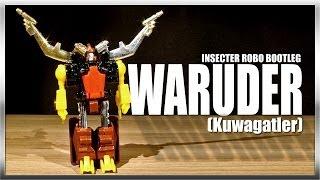 Kuwagatler KO WARUDER Diaclone Insecter Robo transforming robot figure review