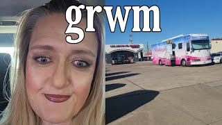 Charmakeupcorner  is live! grwm for my first mammogram.