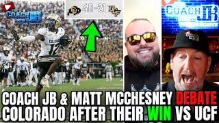 Coach JB & Matt McChesney DEBATE Colorado After Their WIN vs. UCF