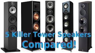 Klipsch, B&W, SVS, RBH Sound & Paradigm $2k Tower Speakers Compared