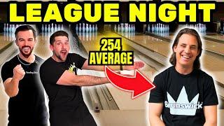 First Night Of League With The 254 AVERAGE BOWLER!