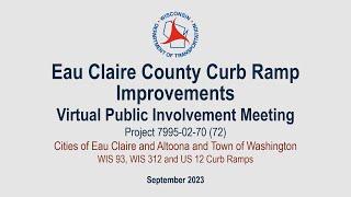 Eau Claire County Curb Ramp Improvement Project