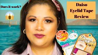 Daiso Eyelid Tape Review | Hooded Eyes