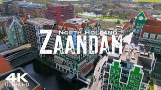 ZAANDAM Amsterdam  Drone Aerial 4K 2024 | North Holland Netherlands Nederland