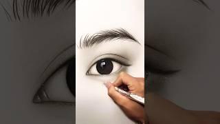 How to draw a realistic eye #moreviews #viralshort #viral #viewreview #viralvideos #viralvideo