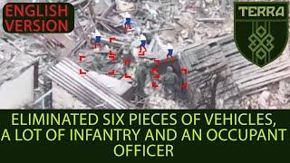 ENG. VER. We eliminated 6 pieces of vehicles, lots of infantry and an occupier's officer