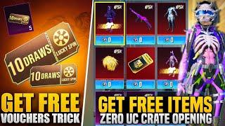  0 UC Crate Opening | Get Free Mythic Suit & Head Covers | Free Premium Crates & Mini Emblem |PUBGM