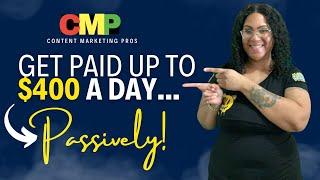 Have $400 Pay Days With This New Program | Content Marketing Pros 