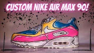 CUSTOM CARTOON AIR MAX 90!!!