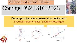 Examen mécanique du point  (FSTG 2023)