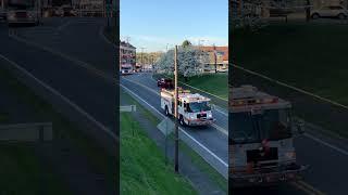 Fire Department Full Response!  Structure Fire!  Kenova West Virginia Fire Department