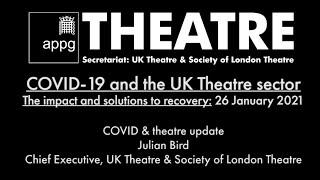 Theatre APPG: 26 January 2021 - Julian Bird