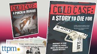 Cold Case: A Story to Die For & A Pinch of Murder Games from ThinkFun Review 2021 | TTPM Toy Reviews