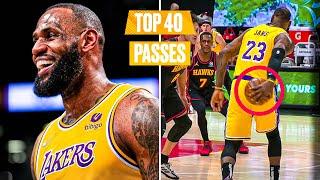 LeBron James - Top 40 LA Lakers "High IQ" Assists 