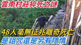 雲南村莊猝死之謎，48人毫無征兆離奇死亡，是詛咒還是另有隱情？【奇聞秘事】#好奇零零漆#听村长说官方频道#人间易拉罐#seeker牛探长#談笑娛生#叉雞#宇宙大熱門#奇聞#秘事#民間故事