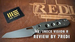 WE Knives & SNECX Vision R Review - The Best WE Knife EVER!